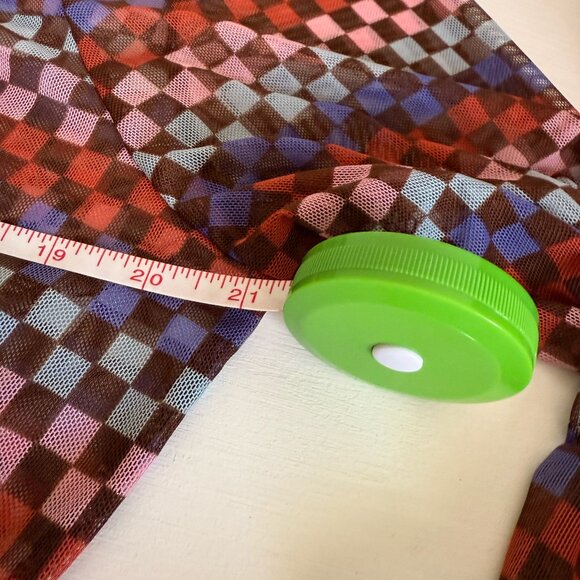 NWT Dressed in Lala More You Mesh Maxi Dress in Disco Checkerboard, Size 2X - Picture 12 of 16